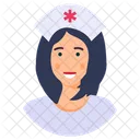 Nurse Female Attendant Medical Assistant Icon