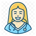 Lady Doctor Female Doctor Medical Professional Icon