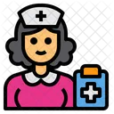 Nurse Occupation Woman Icon