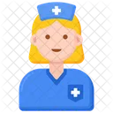 Nurse Professions Woman Woman Icon
