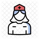 Nurse Girl Hospital Icon