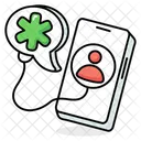 Hospital Nurse Phone Icon