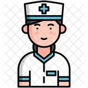 간호사 여성 간호사 의료 아이콘