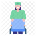 Medical Staff Nurse Hospital Worker Icon