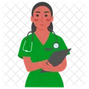 Nurse Volunteer Hospital Staff Icon