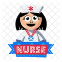 Nurse Caretaker Medical Icon