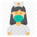Nurse Avatar Hospital Icon