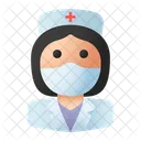 Avatar Nurse Profession Icon