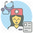 Nurse Attendant Medical Attendant Icon