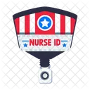 Nurse Id Badge Identity Icon