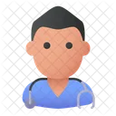 Nurse Man Professional Icon