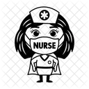 Nurse Mask Face Mask Protection Icon