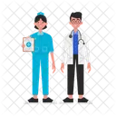 Nurse Doctor Medical Icon