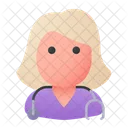 Nurse Woman Professional Icon