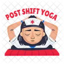 Nurse Yoga Exercise Meditation Icon