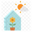 Garden Flower Glass Icon