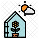 Garden Flower Glass Icon