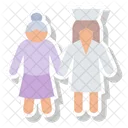 Nursing Caregiver Attendant Icon