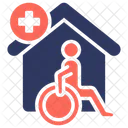 Nursing Home Care Disabilities Icon