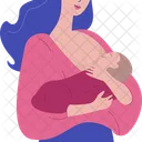 Nursing or breastfeeding mom  Icon