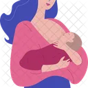 Nursing or breastfeeding mom  Icon