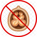 Nut Walnut Allergy Icon