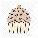 Nut cupcake  Icon