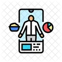 Virtual Nutricionista Salud Icono
