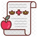 Nutrition Diet Plan Groceries Icon