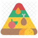 Nutrition Pyramid Fact Icon