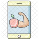 Nutrition Tracking Food Diary Diet Monitoring Icon