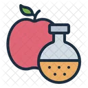 Nutritional Test Laboratory Flask Experiment Icon