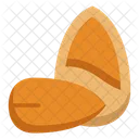 Nutritious Snack Almond Milk Almond Butter Symbol