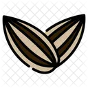 Nutritious Snack Source Of Healthy Fats Roasted Seeds Icon