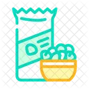Nuts Chips Snack Icon