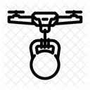 Nutzlast Anbaugerat Unbemannt Symbol