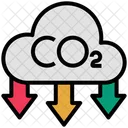 Esg Nuvem Carbono Ícone