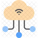 Conexao Em Nuvem Nuvem Armazenamento Ícone