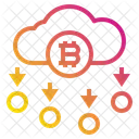 Nuvem Bitcoin Ícone