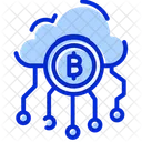 Nuvem Bitcoin Mineracao Em Nuvem Bitcoin Rede Bitcoin Ícone