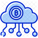Nuvem Bitcoin Mineracao Em Nuvem Bitcoin Rede Bitcoin Ícone