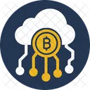 Nuvem Bitcoin Mineracao Em Nuvem Bitcoin Rede Bitcoin Ícone