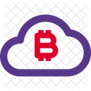 Nuvem Bitcoin Ícone