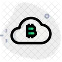Nuvem Bitcoin Ícone