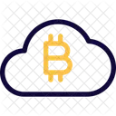 Nuvem Bitcoin Ícone