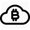 Nuvem Bitcoin Ícone