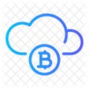 Nuvem Bitcoin Nuvem Bitcoin Ícone
