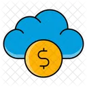 Nuvem Bitcoin Mineracao Em Nuvem Armazenamento Em Nuvem Bitcoin Ícone