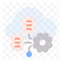 Nuvem De Dados Dados Nuvem Icon