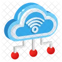 Nuvem Inteligente Computacao Conexao Ícone
